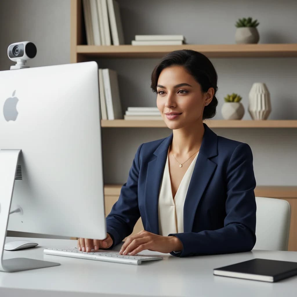 Your Zoom Interview Setup: Master Lighting & Eye Contact